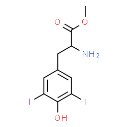 ChemSpider 2D Image | Methyl 3,5-diiodotyrosinate | C10H11I2NO3