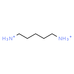 ChemSpider 2D Image | 1,5-Pentanediaminium | C5H16N2