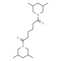 ChemSpider 2D Image | 1,6-Bis(3,5-dimethyl-1-piperidinyl)-1,6-hexanedione | C20H36N2O2