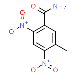 ChemSpider 2D Image | 5-Methyl-2,4-dinitrobenzamide | C8H7N3O5