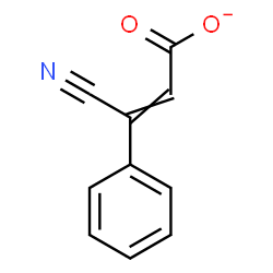 ChemSpider 2D Image | 3-Cyano-3-phenylacrylate | C10H6NO2