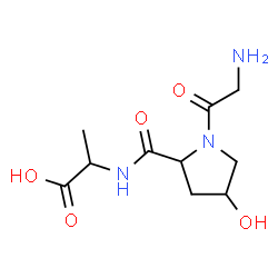ChemSpider 2D Image | Glycyl-4-hydroxyprolylalanine | C10H17N3O5