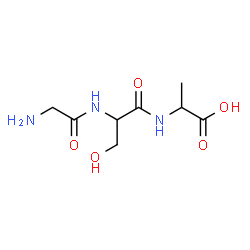 ChemSpider 2D Image | Gly-ser-ala | C8H15N3O5