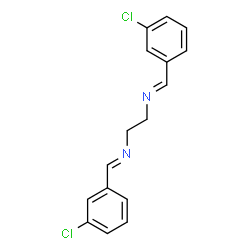 ChemSpider 2D Image | (E,E)-N,N'-1,2-Ethanediylbis[1-(3-chlorophenyl)methanimine] | C16H14Cl2N2