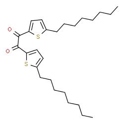 ChemSpider 2D Image | 1,2-Bis(5-octyl-2-thienyl)-1,2-ethanedione | C26H38O2S2