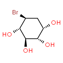 ChemSpider 2D Image | (1S,2S,3R,4S,5S)-5-Bromo-1,2,3,4-cyclohexanetetrol | C6H11BrO4