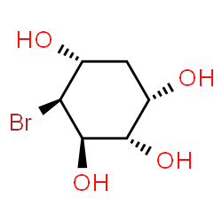 ChemSpider 2D Image | (1S,2S,3R,4S,5R)-4-Bromo-1,2,3,5-cyclohexanetetrol | C6H11BrO4