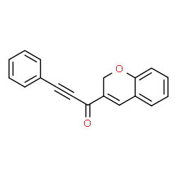 ChemSpider 2D Image | 1-(2H-Chromen-3-yl)-3-phenyl-2-propyn-1-one | C18H12O2