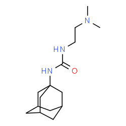 ChemSpider 2D Image | 1-Adamantan-1-yl-3-[2-(dimethylamino)ethyl]urea | C15H27N3O
