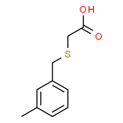 ChemSpider 2D Image | [(3-methylbenzyl)thio]acetic acid | C10H12O2S