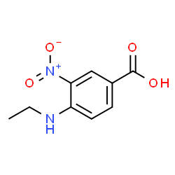 ChemSpider 2D Image | 4-(Ethylamino)-3-nitrobenzoic acid | C9H10N2O4