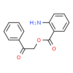 ChemSpider 2D Image | 2-Oxo-2-phenylethyl 2-aminobenzoate | C15H13NO3