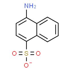 ChemSpider 2D Image | 4-Amino-1-naphthalenesulfonate | C10H8NO3S