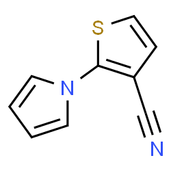 ChemSpider 2D Image | 2-(1H-Pyrrol-1-yl)-3-thiophenecarbonitrile | C9H6N2S