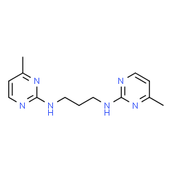 ChemSpider 2D Image | N,N'-Bis(4-methyl-2-pyrimidinyl)-1,3-propanediamine | C13H18N6