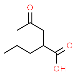 ChemSpider 2D Image | 4-Oxo-2-propylpentanoic acid | C8H14O3