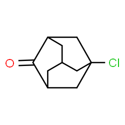 ChemSpider 2D Image | 5-Chloro-2-adamantanone | C10H13ClO