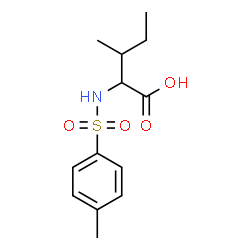 ChemSpider 2D Image | N-((4-METHYLPHENYL)SULFONYL)ISOLEUCINE | C13H19NO4S