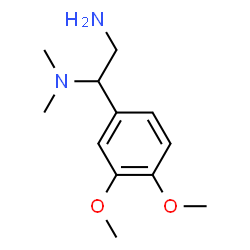 ChemSpider 2D Image | [2-amino-1-(3,4-dimethoxyphenyl)ethyl]dimethylamine | C12H20N2O2