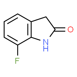 ChemSpider 2D Image | 7-Fluoroindolin-2-one | C8H6FNO