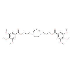 ChemSpider 2D Image | Dilazep | C31H44N2O10