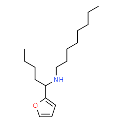 ChemSpider 2D Image | N-[1-(2-Furyl)pentyl]-1-octanamine | C17H31NO