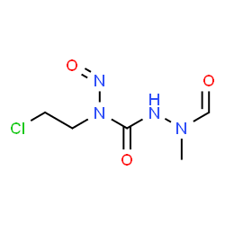 ChemSpider 2D Image | N-(2-Chloroethyl)-2-formyl-2-methyl-N-nitrosohydrazinecarboxamide | C5H9ClN4O3