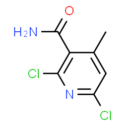 ChemSpider 2D Image | 2,6-DICHLORO-4-METHYLNICOTINAMIDE | C7H6Cl2N2O