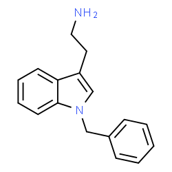 ChemSpider 2D Image | 2-(1-Benzyl-1H-indol-3-yl)ethanamine | C17H18N2