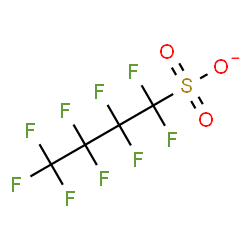 ChemSpider 2D Image | perfluorobutane sulfonate | C4F9O3S