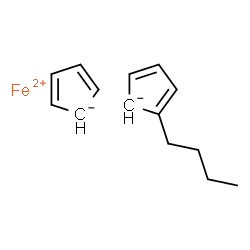 ChemSpider 2D Image | Butylferrocene | C14H18Fe
