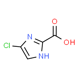 ChemSpider 2D Image | 4-Chloro-1H-imidazole-2-carboxylic acid | C4H3ClN2O2