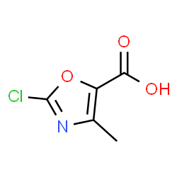 ChemSpider 2D Image | 2-Chloro-4-methyloxazole-5-carboxylic acid | C5H4ClNO3