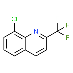 ChemSpider 2D Image | 8-Chloro-2-(trifluoromethyl)quinoline | C10H5ClF3N