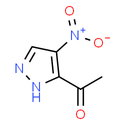 ChemSpider 2D Image | 1-(4-Nitro-1H-pyrazol-5-yl)ethanone | C5H5N3O3