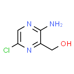 ChemSpider 2D Image | (3-Amino-6-chloro-2-pyrazinyl)methanol | C5H6ClN3O