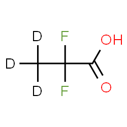 ChemSpider 2D Image | 2,2-Difluoro(~2~H_3_)propanoic acid | C3HD3F2O2