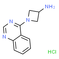 ChemSpider 2D Image | 1-(Quinazolin-4-yl)azetidin-3-amine hydrochloride | C11H13ClN4