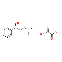 ChemSpider 2D Image | (1S)-3-(Dimethylamino)-1-phenyl-1-propanol ethanedioate (1:1) | C13H19NO5