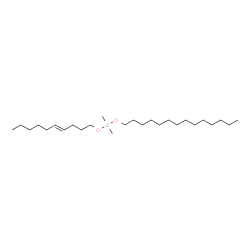 ChemSpider 2D Image | [(4E)-4-Decen-1-yloxy](dimethyl)(tetradecyloxy)silane | C26H54O2Si