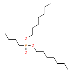 ChemSpider 2D Image | Diheptyl butylphosphonate | C18H39O3P