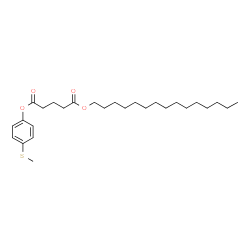 ChemSpider 2D Image | 4-(Methylsulfanyl)phenyl pentadecyl glutarate | C27H44O4S
