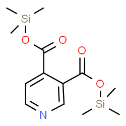 ChemSpider 2D Image | Bis(trimethylsilyl) 3,4-pyridinedicarboxylate | C13H21NO4Si2