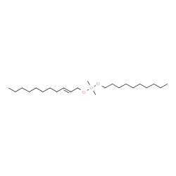 ChemSpider 2D Image | (Decyloxy)(dimethyl)[(2E)-2-undecen-1-yloxy]silane | C23H48O2Si