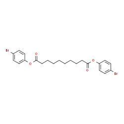 ChemSpider 2D Image | Bis(4-bromophenyl) sebacate | C22H24Br2O4
