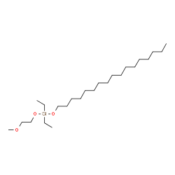 ChemSpider 2D Image | 6,6-Diethyl-2,5,7-trioxa-6-silatetracosane | C24H52O3Si