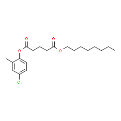ChemSpider 2D Image | 4-Chloro-2-methylphenyl octyl glutarate | C20H29ClO4