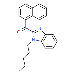 ChemSpider 2D Image | JWH 018 benzimidazole analog | C23H22N2O