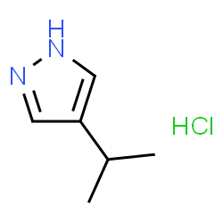 ChemSpider 2D Image | 4-isopropyl-1H-pyrazole hydrochloride | C6H11ClN2