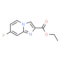 ChemSpider 2D Image | Ethyl 7-fluoroimidazo[1,2-a]pyridine-2-carboxylate | C10H9FN2O2